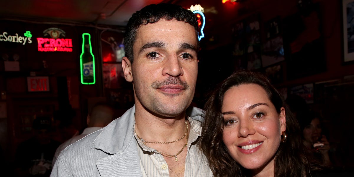 Aubrey Plaza Supports Christopher Abbott at His Broadway Show’s Opening