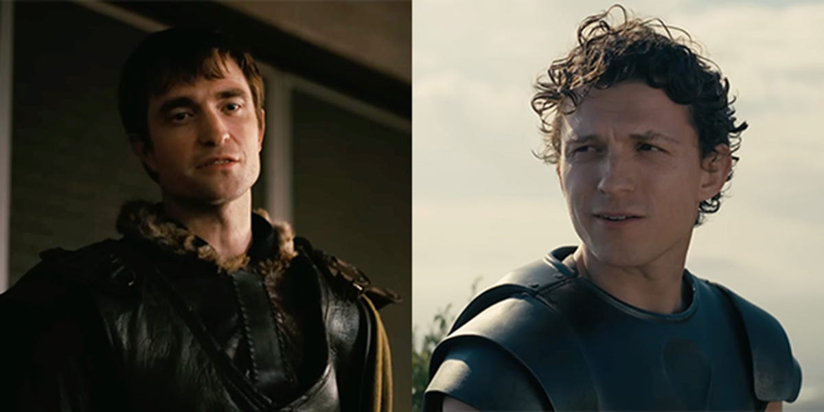 Robert Pattinson Antagonizes Tom Holland in a New ‘Odyssey' Trailer